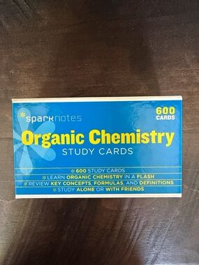 SparkNotes Organic Chemistry Study Cards - 600 cards